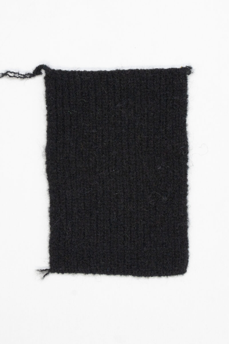 Knitted Swatch 21x15-Black