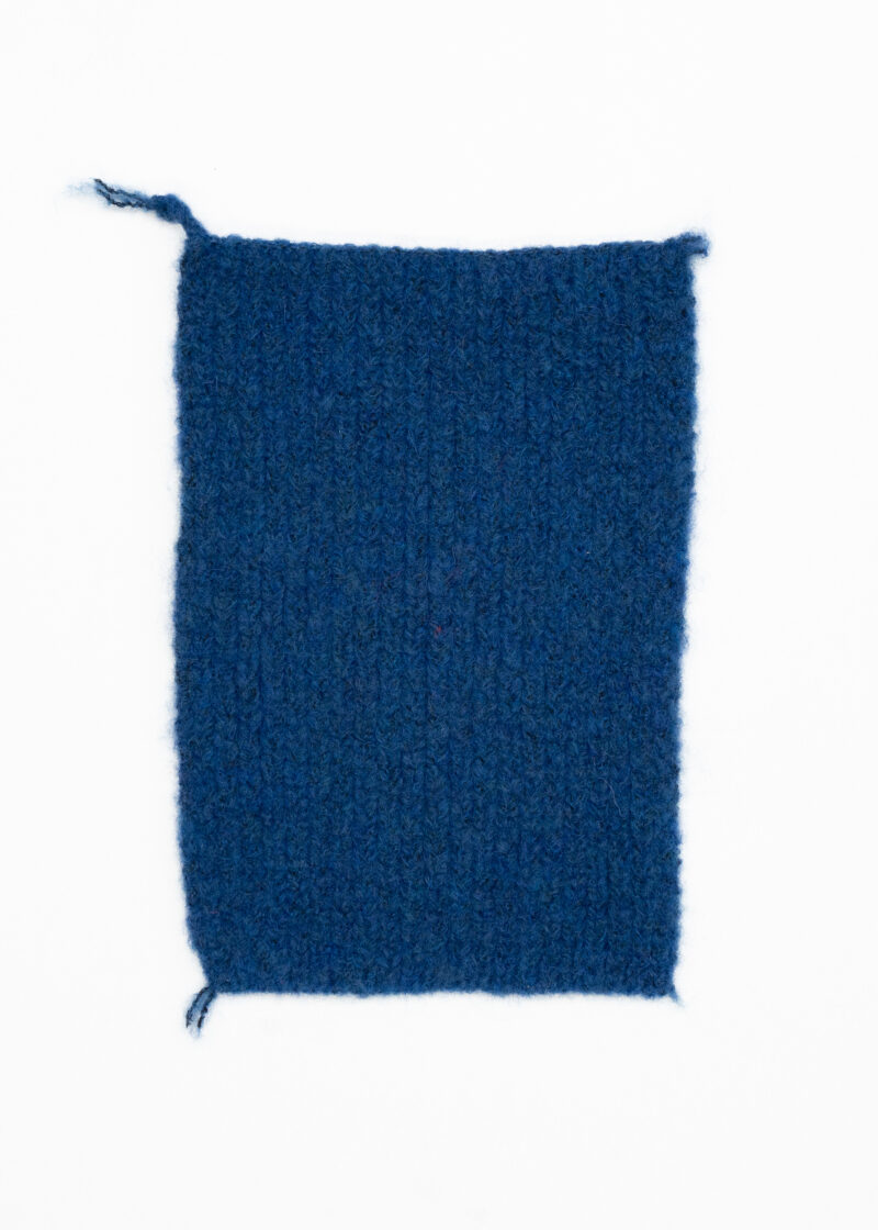 Knitted Swatch 21x15-Federal Blue