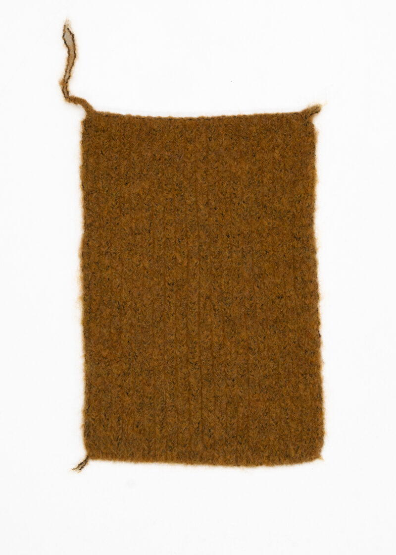 Knitted Swatch 21x15-Inca Gold
