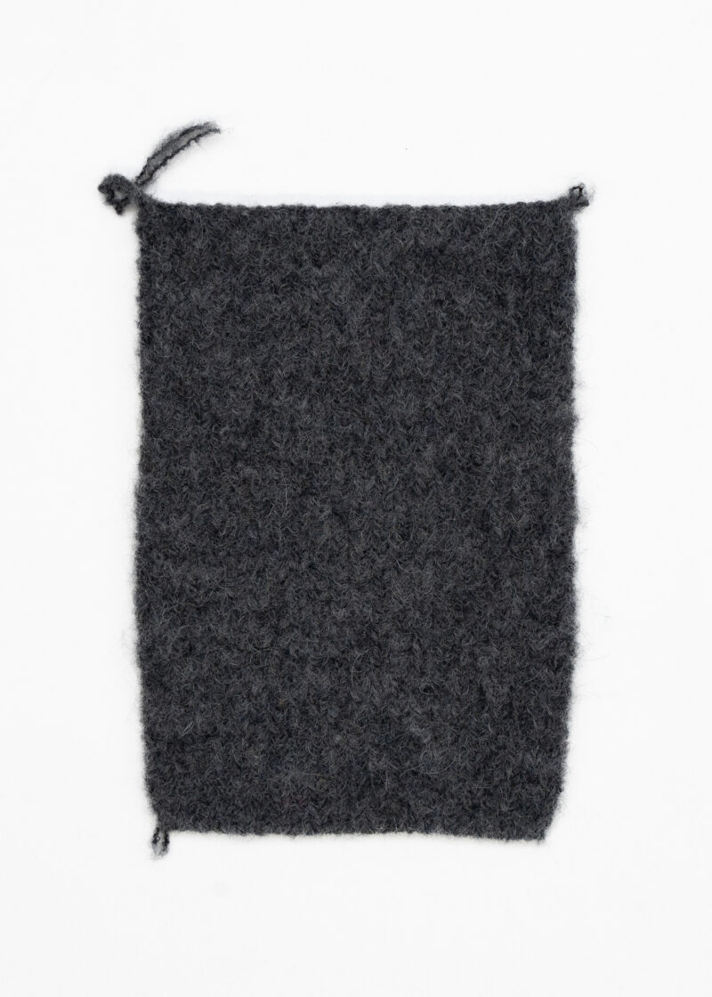 Knitted Swatch 21x15-Lava Smoke